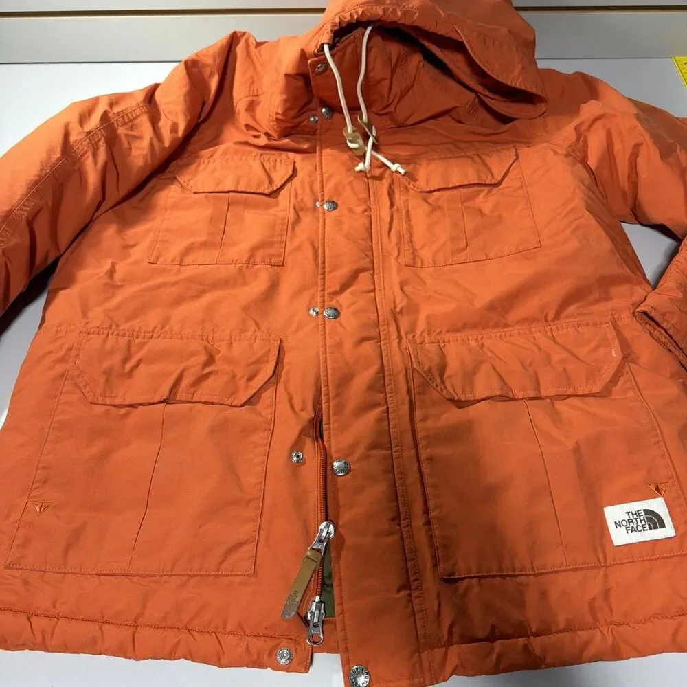 The North Face Thermoball Eco Parka Jacket Orange Green Men’s Large Utility
